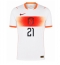 Nederland Frenkie de Jong #21 Replika Bortedrakt VM 2026 Kortermet