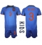 Nederland Matthijs de Ligt #3 Replika Bortedrakt Barn VM 2022 Kortermet (+ bukser)