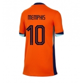 Nederland Memphis Depay #10 Replika Hjemmedrakt Dame EM 2024 Kortermet