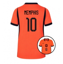Nederland Memphis Depay #10 Replika Hjemmedrakt Dame VM 2026 Kortermet