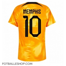 Nederland Memphis Depay #10 Replika Hjemmedrakt VM 2022 Kortermet