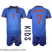 Nederland Steven Bergwijn #7 Replika Bortedrakt Barn VM 2022 Kortermet (+ bukser)