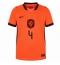 Nederland Virgil van Dijk #4 Replika Hjemmedrakt VM 2026 Kortermet Nederland Virgil van Dijk #4 Replika Hjemmedrakt VM 2026 Kortermet