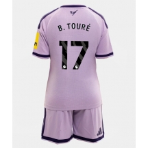 Newcastle United Bazoumana Toure #17 Replika Tredjedrakt Barn 2026-27 Kortermet (+ bukser)