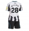 Newcastle United Joe Willock #28 Replika Hjemmedrakt Barn 2025-26 Kortermet (+ bukser)