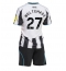 Newcastle United Nick Woltemade #27 Replika Hjemmedrakt Barn 2025-26 Kortermet (+ bukser)