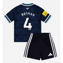 Newcastle United Sven Botman #4 Replika Bortedrakt Barn 2026-27 Kortermet (+ bukser)