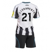 Newcastle United Tino Livramento #21 Replika Hjemmedrakt Barn 2025-26 Kortermet (+ bukser)