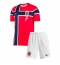 Norge Alexander Sorloth #7 Replika Hjemmedrakt Barn VM 2026 Kortermet (+ bukser)