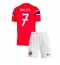 Norge Alexander Sorloth #7 Replika Hjemmedrakt Barn VM 2026 Kortermet (+ bukser)