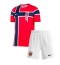 Norge Erling Haaland #9 Replika Hjemmedrakt Barn VM 2026 Kortermet (+ bukser)