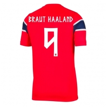 Norge Erling Haaland #9 Replika Hjemmedrakt VM 2026 Kortermet