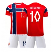 Norge Martin Odegaard #10 Replika Hjemmedrakt Barn VM 2026 Kortermet (+ bukser)