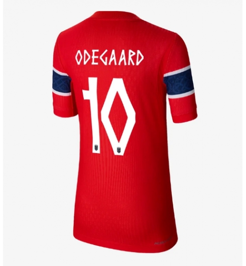 Norge Martin Odegaard #10 Replika Hjemmedrakt Dame VM 2026 Kortermet Norge Martin Odegaard #10 Replika Hjemmedrakt Dame VM 2026 Kortermet
