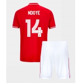 Nottingham Forest Dan Ndoye #14 Replika Hjemmedrakt Barn 2025-26 Kortermet (+ bukser)