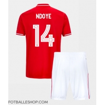 Nottingham Forest Dan Ndoye #14 Replika Hjemmedrakt Barn 2025-26 Kortermet (+ bukser)