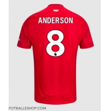 Nottingham Forest Elliot Anderson #8 Replika Hjemmedrakt 2024-25 Kortermet