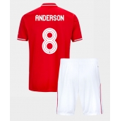 Nottingham Forest Elliot Anderson #8 Replika Hjemmedrakt Barn 2025-26 Kortermet (+ bukser)
