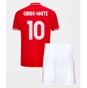 Nottingham Forest Morgan Gibbs-White #10 Replika Hjemmedrakt Barn 2025-26 Kortermet (+ bukser)