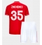 Nottingham Forest Oleksandr Zinchenko #35 Replika Hjemmedrakt Barn 2025-26 Kortermet (+ bukser)