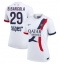Paris Saint-Germain Bradley Barcola #29 Replika Bortedrakt Dame 2025-26 Kortermet