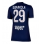 Paris Saint-Germain Bradley Barcola #29 Replika Hjemmedrakt Dame 2025-26 Kortermet