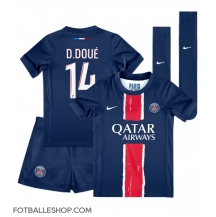 Paris Saint-Germain Desire Doue #14 Replika Hjemmedrakt Barn 2024-25 Kortermet (+ bukser)