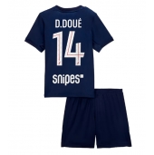 Paris Saint-Germain Desire Doue #14 Replika Hjemmedrakt Barn 2025-26 Kortermet (+ bukser)