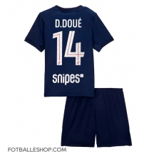 Paris Saint-Germain Desire Doue #14 Replika Hjemmedrakt Barn 2025-26 Kortermet (+ bukser)