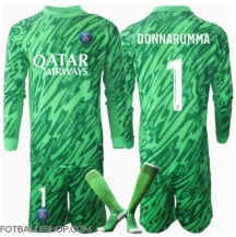 Paris Saint-Germain Gianluigi Donnarumma #1 Keeper Replika Hjemmedrakt Barn 2024-25 Langermet (+ bukser)