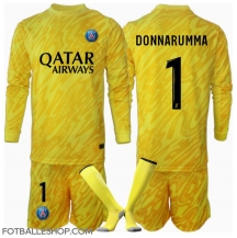 Paris Saint-Germain Gianluigi Donnarumma #1 Keeper Replika Tredjedrakt Barn 2024-25 Langermet (+ bukser)
