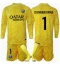 Paris Saint-Germain Gianluigi Donnarumma #1 Keeper Replika Tredjedrakt Barn 2024-25 Langermet (+ bukser)