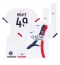 Paris Saint-Germain Ibrahim Mbaye #49 Replika Bortedrakt Barn 2025-26 Kortermet (+ bukser)