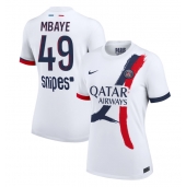 Paris Saint-Germain Ibrahim Mbaye #49 Replika Bortedrakt Dame 2025-26 Kortermet