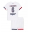 Paris Saint-Germain Illia Zabarnyi #6 Replika Bortedrakt Barn 2025-26 Kortermet (+ bukser)