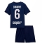 Paris Saint-Germain Illia Zabarnyi #6 Replika Hjemmedrakt Barn 2025-26 Kortermet (+ bukser)