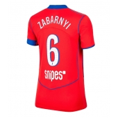 Paris Saint-Germain Illia Zabarnyi #6 Replika Tredjedrakt Dame 2025-26 Kortermet