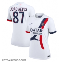 Paris Saint-Germain Joao Neves #87 Replika Bortedrakt Dame 2024-25 Kortermet