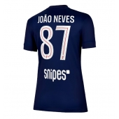 Paris Saint-Germain Joao Neves #87 Replika Hjemmedrakt Dame 2025-26 Kortermet