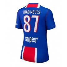 Paris Saint-Germain Joao Neves #87 Replika Hjemmedrakt Dame 2026-27 Kortermet