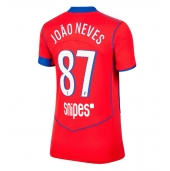 Paris Saint-Germain Joao Neves #87 Replika Tredjedrakt Dame 2025-26 Kortermet
