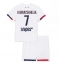 Paris Saint-Germain Khvicha Kvaratskhelia #7 Replika Bortedrakt Barn 2025-26 Kortermet (+ bukser)