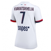 Paris Saint-Germain Khvicha Kvaratskhelia #7 Replika Bortedrakt Dame 2025-26 Kortermet