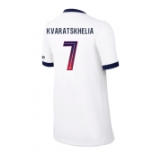 Paris Saint-Germain Khvicha Kvaratskhelia #7 Replika Bortedrakt Dame 2026-27 Kortermet