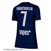 Paris Saint-Germain Khvicha Kvaratskhelia #7 Replika Hjemmedrakt Dame 2025-26 Kortermet