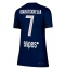 Paris Saint-Germain Khvicha Kvaratskhelia #7 Replika Hjemmedrakt Dame 2025-26 Kortermet