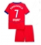 Paris Saint-Germain Khvicha Kvaratskhelia #7 Replika Tredjedrakt Barn 2025-26 Kortermet (+ bukser)