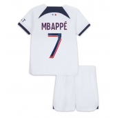 Paris Saint-Germain Kylian Mbappe #7 Replika Bortedrakt Barn 2023-24 Kortermet (+ bukser)