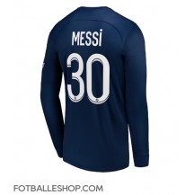 Paris Saint-Germain Lionel Messi #30 Replika Hjemmedrakt 2022-23 Langermet