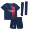 Paris Saint-Germain Lionel Messi #30 Replika Hjemmedrakt Barn 2023-24 Kortermet (+ bukser)
